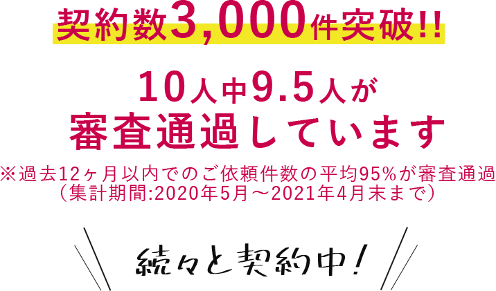 契約数2000件突破